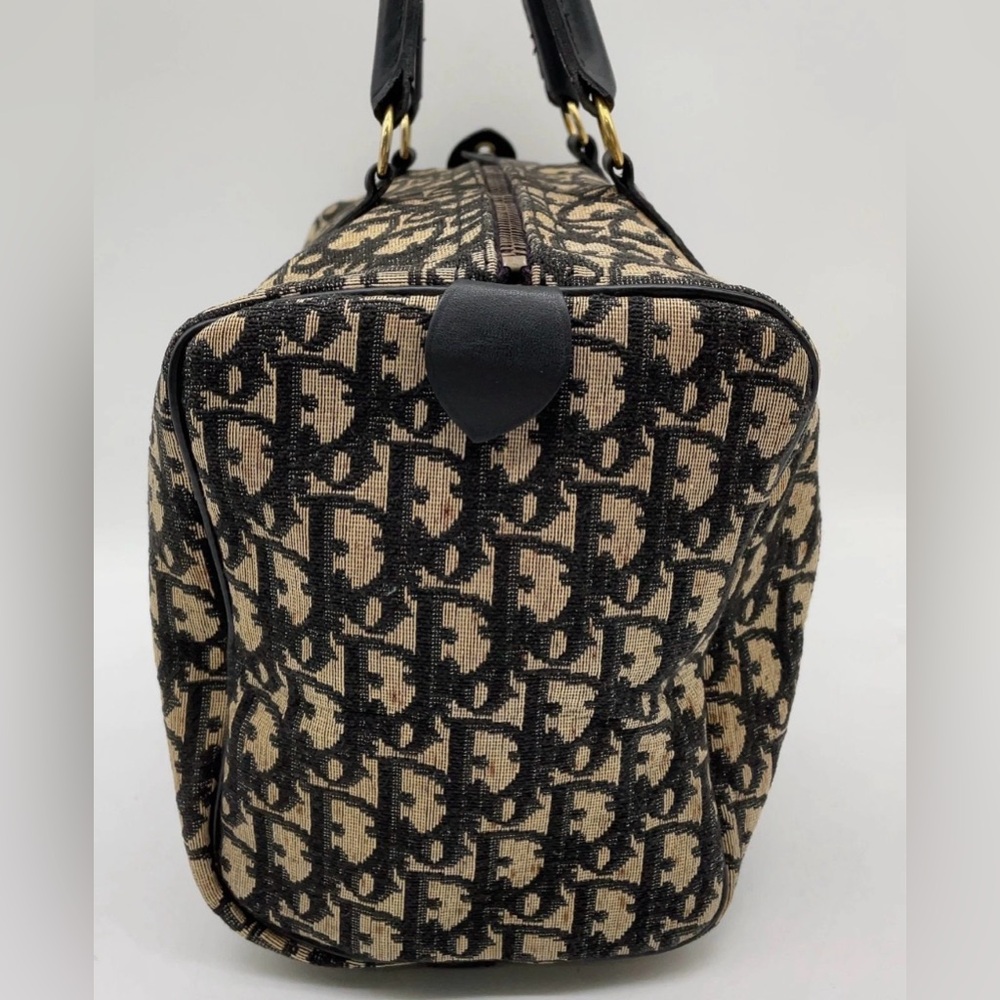 Dior trotter monogram Black and Cream Patterned Travel Bag - Picture 10 of 13